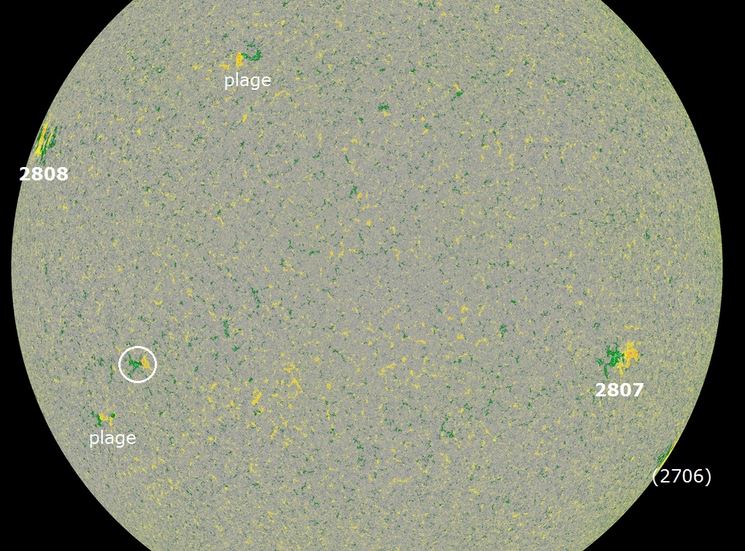 Op deze woensdag redelijke rust, alleen langdurige kosmische stralingsalert, elektronenstorm, gaten in corona van de Zon, magnetisch 